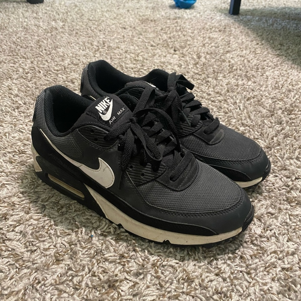 Nike Air Max 90s Men's Black and White Sneakers